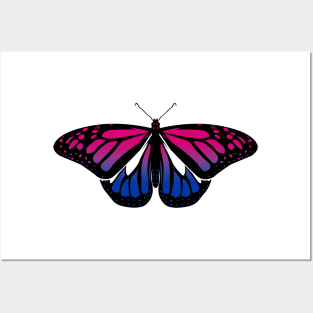 Bisexual Pride Butterfly Posters and Art